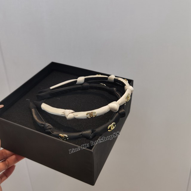 CHANEL專門店新款香奈兒經典小香風窄邊中古發箍 mmyj2777